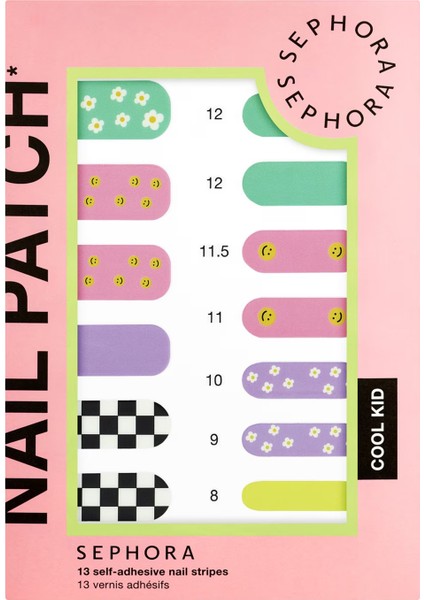 Nail Patchs - Tırnak Çıkartması Cool Kid (13 Pc)