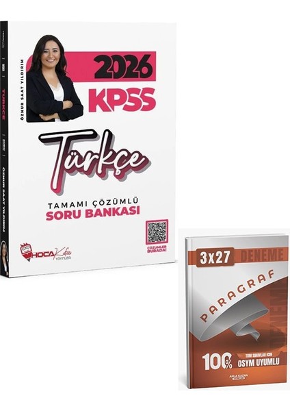 Hocakafası 2026 Kpss Türkçe Soru Bankası Çözümlü+Anla Kazan Paragraf