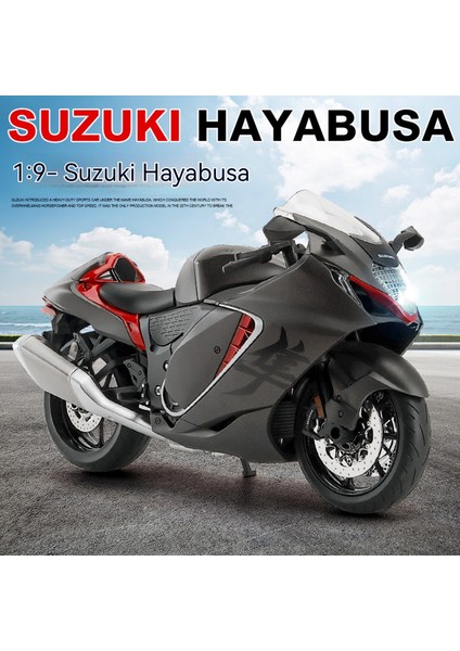 1:9 Büyük Boy Suzuki GSX1300 Alaşımlı Motosiklet Aydınlatma Modeli Oyuncak Araba (Yurt Dışından) fiyatları