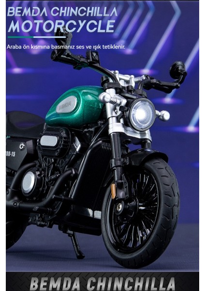 1:12 Jinjila 300 Alaşımlı Motosiklet Modeli (Yurt Dışından) fiyatları