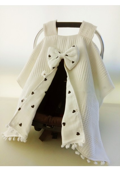 % 100 Pamuk Muslin Puset Örtüsü 1 Parça (Puset Minderi ve Puset Çarşafı Dahil Değildir)