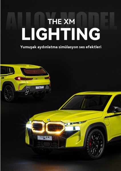 1:24 Atlı Koma Xm Alaşımlı Araba Modeli (Yurt Dışından) fırsatları