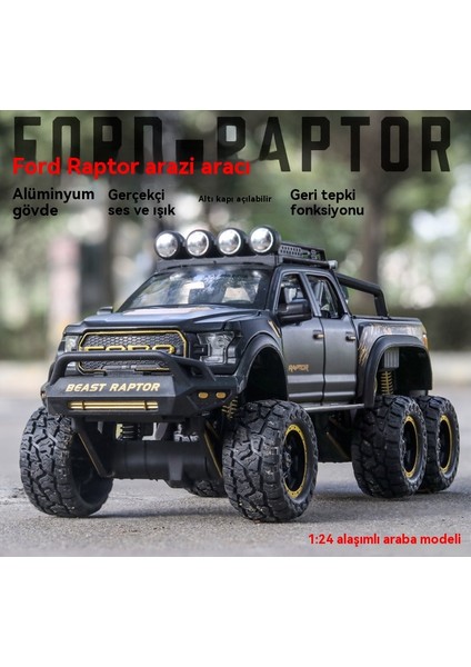 1:24 Ford Raptor F150 Offroad Altın Araba Modeli Oyuncak Araba (Yurt Dışından) fırsatları