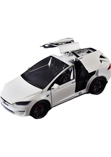 1:24 Tesla Modelx Altı Açık Kapı Alaşım Modeli (Yurt Dışından)