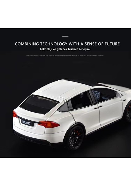 1:24 Tesla Modelx Altı Açık Kapı Alaşım Modeli (Yurt Dışından) indirimleri