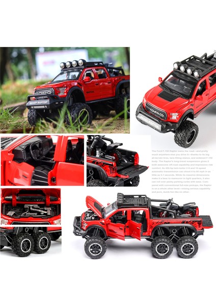 1:24 Ford Raptor F150 Offroad Altın Araba Modeli Oyuncak Araba (Yurt Dışından) indirimleri