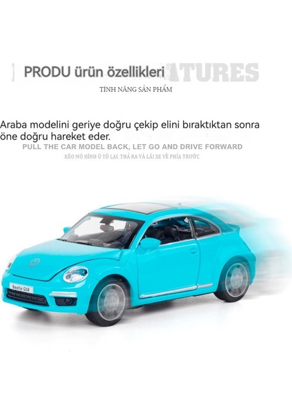 1:32 Volkswagen Beetle Gsr Alaşımlı Otomobil Modeli (Yurt Dışından) fiyatları