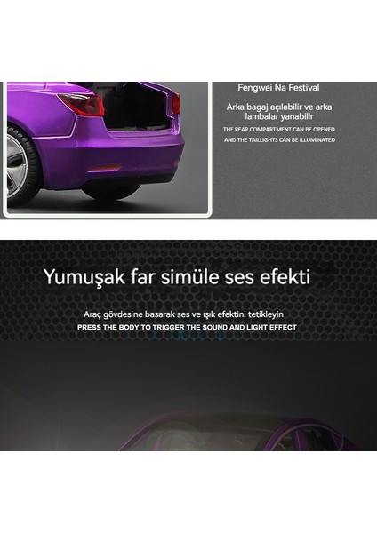 1:32 Tesla Model3 Elektrikli Otomobil Modeli (Yurt Dışından) modelleri