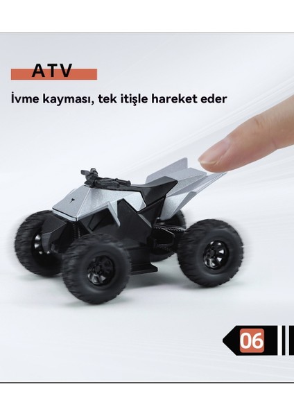 1:20 Tesla Alaşımlı Atv Cep Araba Mini Araba Modeli (Yurt Dışından) fırsatları