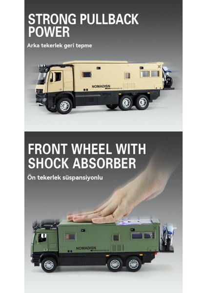 1:24 Normadison Rv Alaşımlı Araç Model Rv (Yurt Dışından) indirimleri