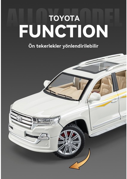 1:24 Toyota Rand Cool Road Ze Alaşımlı Arazi Aracı Modeli (Yurt Dışından) fırsatları