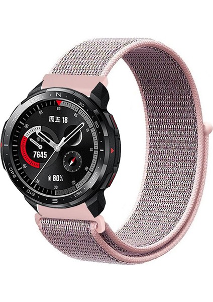 Honor Watch Gs Pro Akıllı Saat Uyumlu Spor Kumaş Desenli Cırt Cırtlı Kordon Kayış
