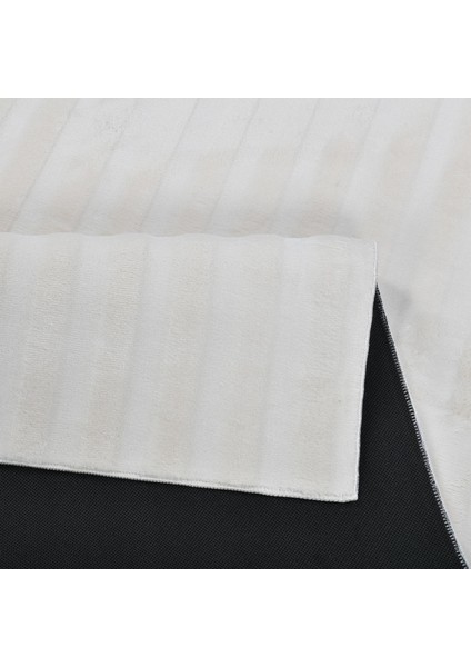 Krem Yumuşak Bubble Peluş Halı Yolluk – Kaymaz Tabanlı, Yıkanabilir B001A_CREAM indirimleri