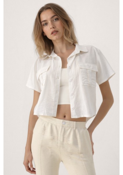 Kapak Cepli Krinkıl Kumaş Gömlek modelleri