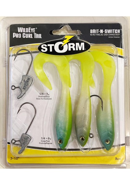 Pro Curl Taıl 3.5 Chartreuse Pearl