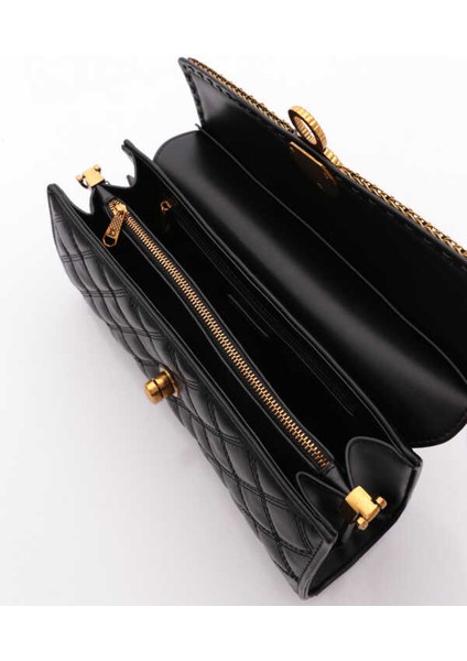 Siyah kadın El ve Omuz Çantası 25YG343 indirimleri