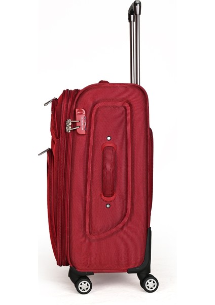 8104 Orta Boy Kumaş Valiz – Hafif, 360° Tekerlekli ve Şifreli Kilit Sistemli modelleri