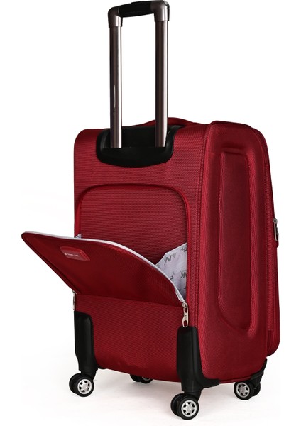 8104 Orta Boy Kumaş Valiz – Hafif, 360° Tekerlekli ve Şifreli Kilit Sistemli fırsatları