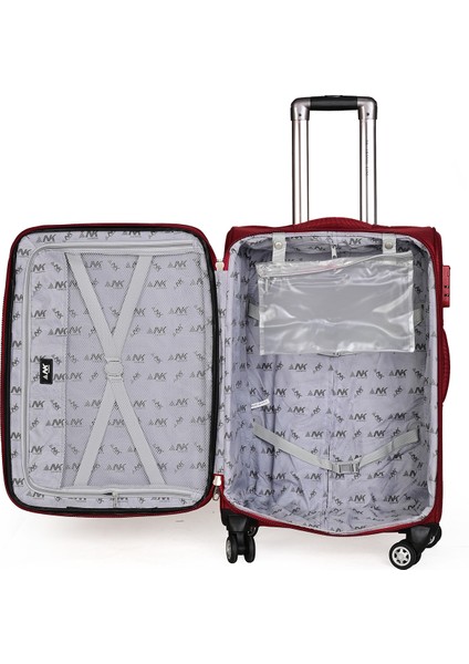 8104 Orta Boy Kumaş Valiz – Hafif, 360° Tekerlekli ve Şifreli Kilit Sistemli indirimleri