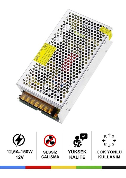 B2884 Metal Adaptör 24V 5A Silver fiyatları