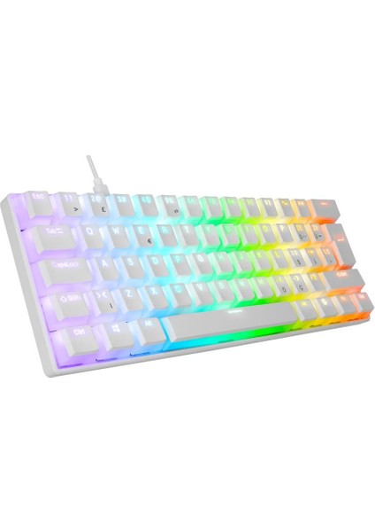 Brıar Rgb Red Swıtch Mekanık Gamıng Klavye-Beyaz