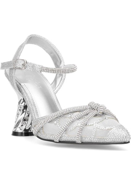 Guja 25Y125-1 Z Gümüş Kadın Abiye Ayakkabı fiyatları