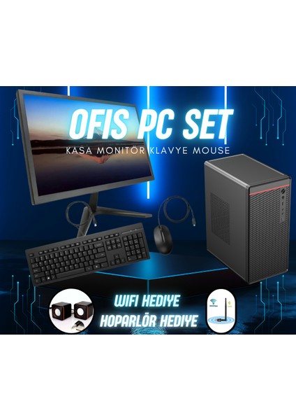 DESKTOPPC97 I5-2400 8 GB 120 GB SSD 18.5" Free Dos Masaüstü Bilgisayar