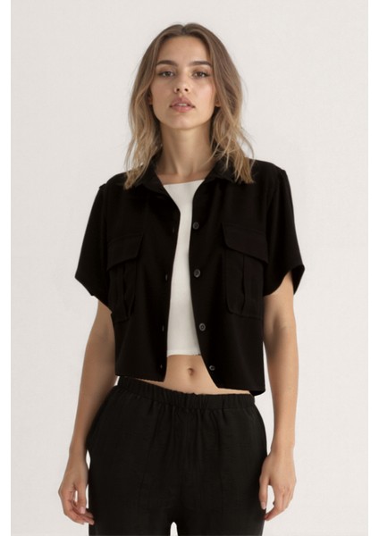 Kapak Cepli Krinkıl Kumaş Gömlek modelleri