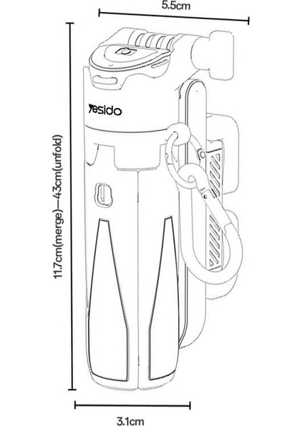 SF29 Mini Bluetooth Selfie Çubuğu Uzaktan Kumandalı Tripod modelleri