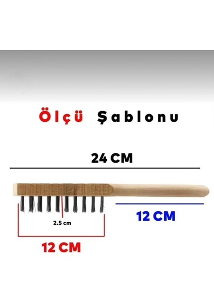 Ahşap Saplı Kir Pas Çok Amaçlı Temizleme Fırçası No:4 fiyatları