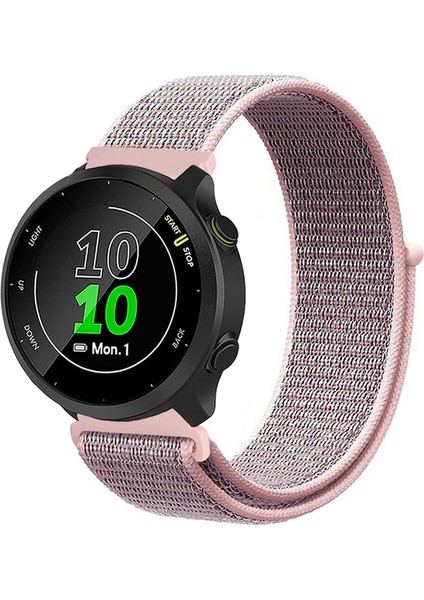 Garmin Forerunner 158 ile Uyumlu Kordon Cırt Cırtlı Spor Kumaş Kayış
