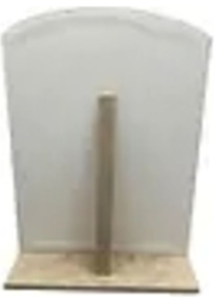 Krem Renk Yuvarlak Bombeli Zincirli Takı Standı, 24X34 Cm, Şık ve Kullanışlı Tasarım fırsatları