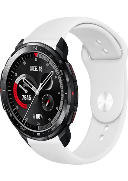 Honor Watch Gs Pro Akıllı Saat Uyumlu Yumuşak Dokulu Silikon Kordon Kayış