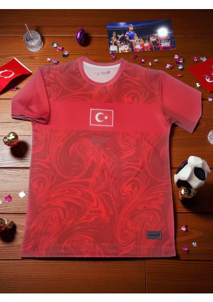 Türkiye Kırmızı 2026/28 Milli Takım Forma T-Shirt Özel Tasarım Yeni Sezon