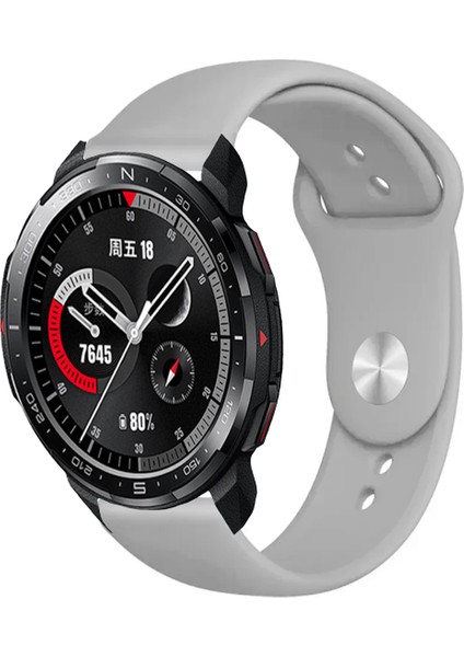 Honor Watch Gs Pro Akıllı Saat Uyumlu Yumuşak Dokulu Silikon Kordon Kayış