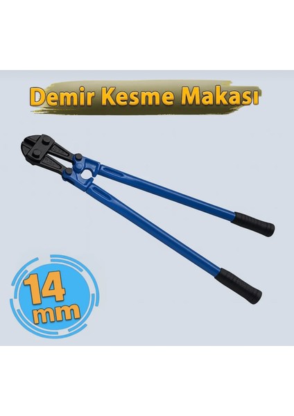 Dövme Çelik Kollu Demir Kesme Makası 14 mm