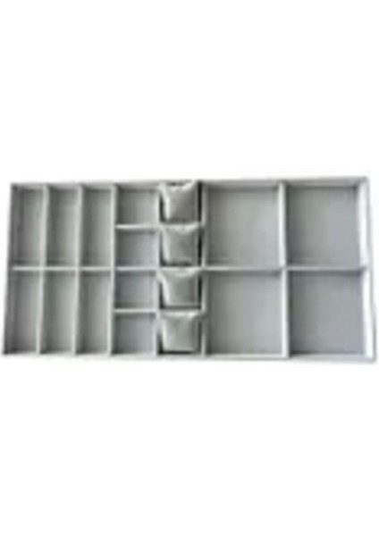 Gri Süet Kumaş Çekmece İçi Takı Düzeni, Yerli Üretim, 70/38 cm fiyatları