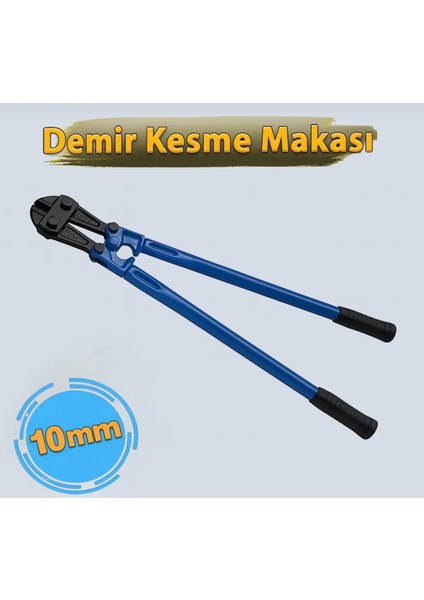 Dövme Çelik Kollu Demir Kesme Makası 10 mm