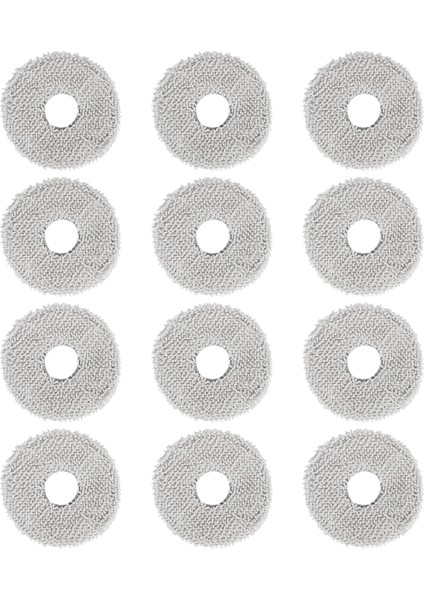 X10+& L10S ULTRA/L10 Ultra Robot Süpürge Için 12'li Mendil Paketi, Mikrofiber Islak Paspas Pedleri Aksesuarları (Yurt Dışından) modelleri