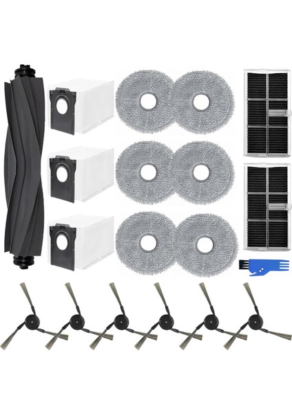 X40 Ultra / Pro S30 Robot Süpürge Fırça Filtre Paspas Aksesuar Seti Için Yedek (Yurt Dışından)