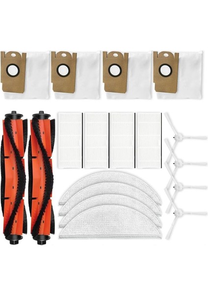 R1/R1A/R1 Pro/s1 Robot Süpürge Ana Yan Fırça Hepa Filtre Paspas Bezi Yedek Parçaları (Yurt Dışından)