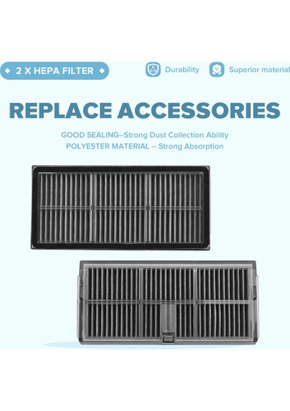 L10S Pro Ultra Heat / X30 Robot Süpürge Ana Yan Fırça Hepa Filtre Paspas Bezi Toz Torbaları Parçaları (Yurt Dışından) fırsatları