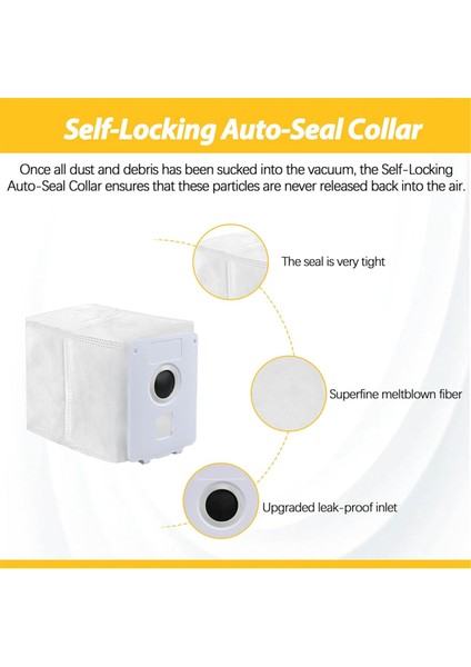 Cordzero Kablosuz Süpürge Için 12 Adet Vakumlu Toz Torbası A939KBGS A938KBGS A937KGMS A949KTMS Torbaları Değiştirin (Yurt Dışından) fırsatları