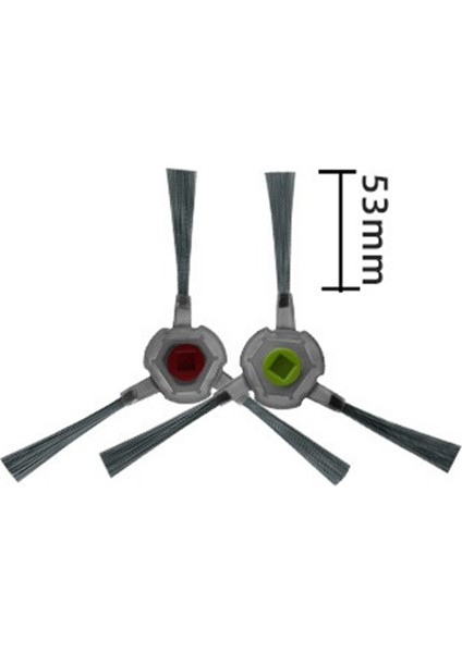 Vac 2 Pro/vac 2/vac Max/vac Hybrid/vac STATION/K781+ Elektrikli Süpürge Yedek Parçası Için Yan Fırça Aksesuarları (Yurt Dışından) indirimleri