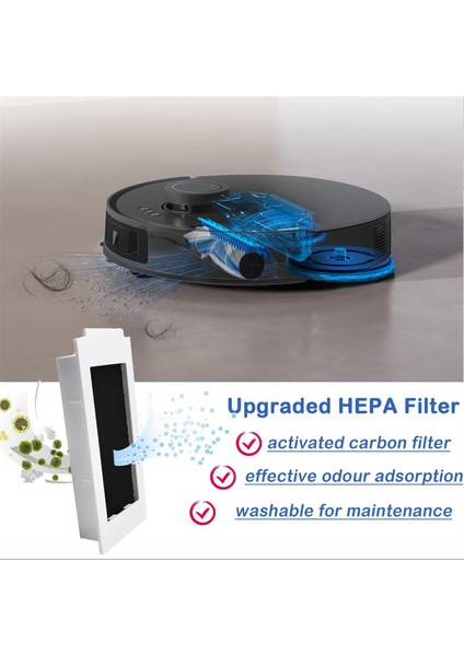 T30 Pro OMNI/T30 Omni Robot Süpürge Ana Yan Fırça Hepa Filtre Paspas Pedleri Aksesuarları (Yurt Dışından) fırsatları