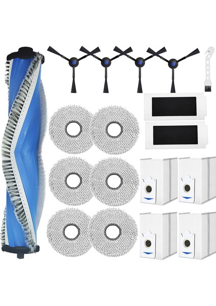 T30 Omni / Pro Robot Süpürge Aksesuarları Yan Fırça Hepa Filtre Paspas Bezleri (Yurt Dışından)