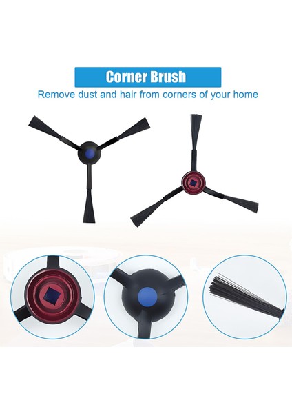 T30 Omni / Pro Robot Süpürge Aksesuarları Yan Fırça Hepa Filtre Paspas Bezleri (Yurt Dışından) fiyatları