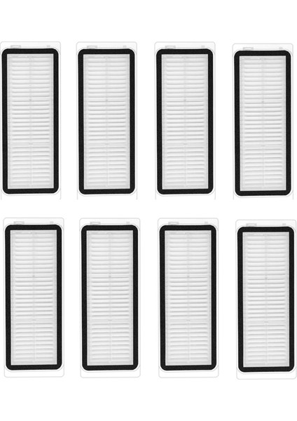 X20 PRO/X20 Robot Süpürge Yedek Parçaları Için 8 Adet Yıkanabilir Hepa Filtreleri (Yurt Dışından)