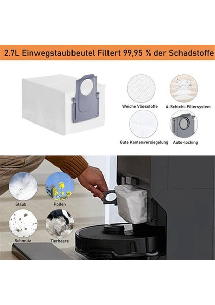 S8 Maxv Ultra Robot Yan Fırça Hepa Filtre Paspas Bezi Elektrikli Süpürge Yedek Parça Aksesuarları Için Yedek (Yurt Dışından) indirimleri