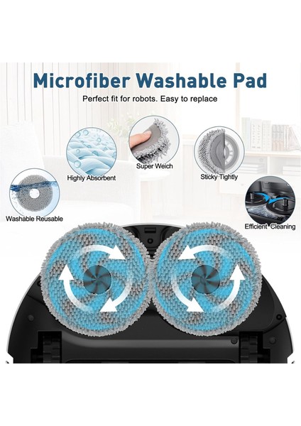 Qrevo Curve / P20 Pro P10 Elektrikli Süpürge, Toz Torbası Mop Pedleri Robot Süpürge Yedek Parçaları (Yurt Dışından) fiyatları